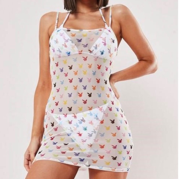 PLAYBOY | Dresses | Nwt Playboy X Missguided Monogram Mini Dress | Poshmark